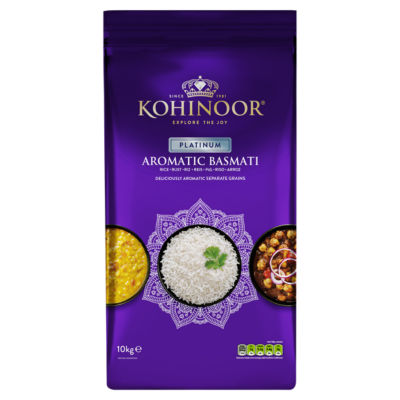 Kohinoor Platinum Basmati Rice 10kg - British product