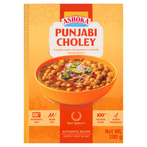 Ashoka Punjabi Choley Medium Spicy Ready to Eat Chickpea Curry 280g