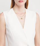 Persée yellow gold diamond Danaé necklace, imported from the UK