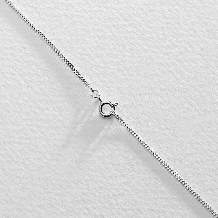 Revere silver cubic zirconia cross pendant necklace - British product