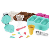 Kinetic Sand Ice Cream Treats Playset 454g, imported from the UK