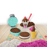Kinetic Sand Ice Cream Treats Playset 454g, imported from the UK