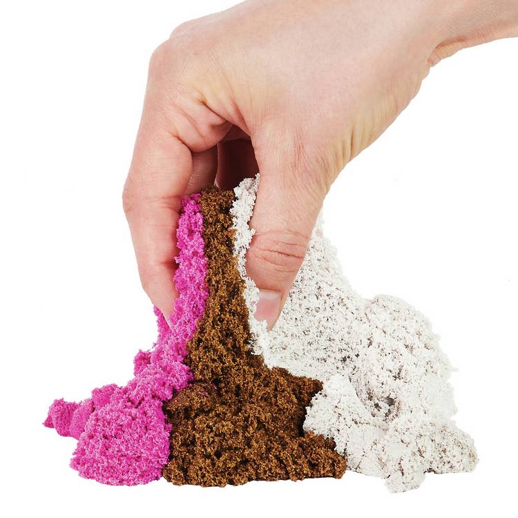 Kinetic Sand Ice Cream Treats Playset 454g, imported from the UK