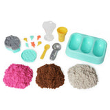 Kinetic Sand Ice Cream Treats Playset 454g, imported from the UK
