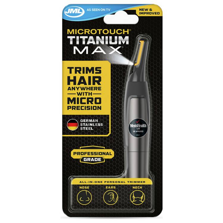 JML Microtouch Titanium Max nose and ear trimmer - British product