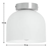 Argos Home flush ceiling light chrome 17.5cm - British product