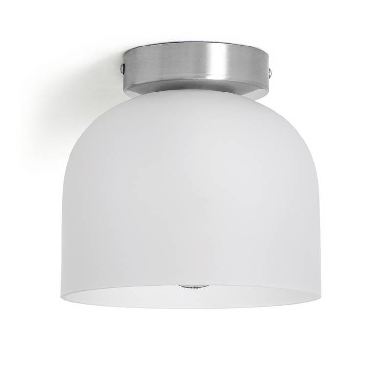 Argos Home flush ceiling light chrome 17.5cm - British product