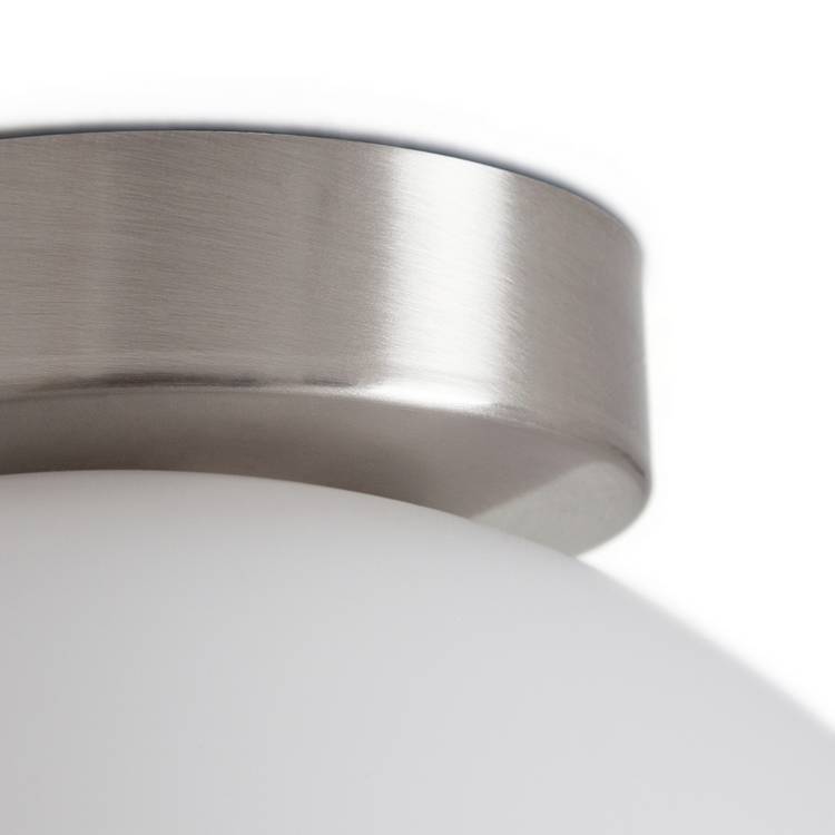 Argos Home flush ceiling light chrome 17.5cm - British product