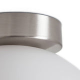 Argos Home flush ceiling light chrome 17.5cm - British product