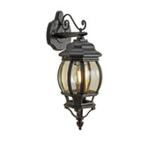 Argos Home Pumpkin 8-sided black outdoor lantern H49.85cm (British brand)