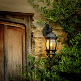 Argos Home Pumpkin 8-sided black outdoor lantern H49.85cm (British brand)