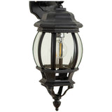 Argos Home Pumpkin 8-sided black outdoor lantern H49.85cm (British brand)