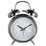Constant twin bell alarm clock silver 16cm, UK version