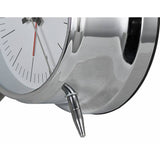 Constant twin bell alarm clock silver 16cm, UK version