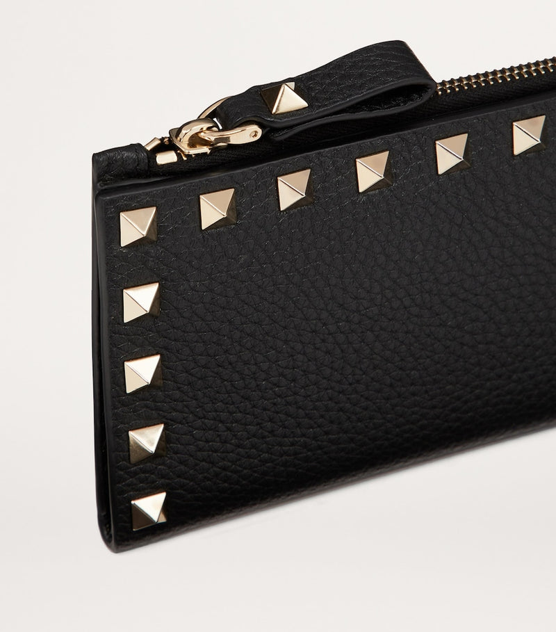 Valentino Garavani Rockstud coin and card holder (British brand)