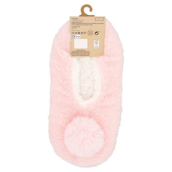 Chaussettes fantaisie roses Superdrug, taille unique (marque britannique)