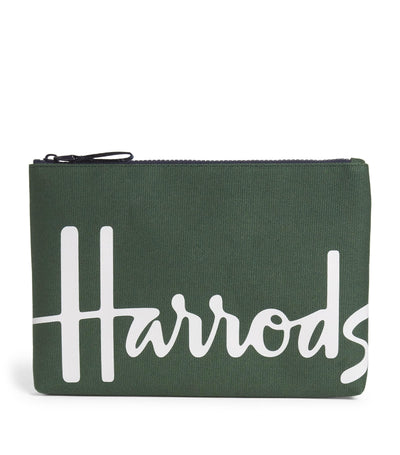 Harrods Harrods Medium Cotton Logo Storage Pouch- Buy online at McGrocer