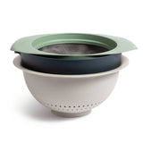 Habitat set of 4 mixing bowls with sieve 27cm (British brand)