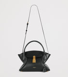 Balmain small Pulse Day top-handle bag in leather, imported from the UK