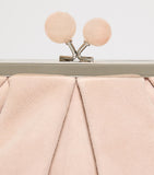 Weekend Max Mara Pasticcino suede clutch bag - British product