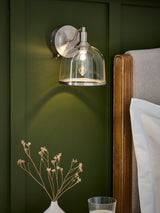 Next Brushed Nickel Gloucester Rechargeable Wireless Wall Light- Buy online at McGrocer