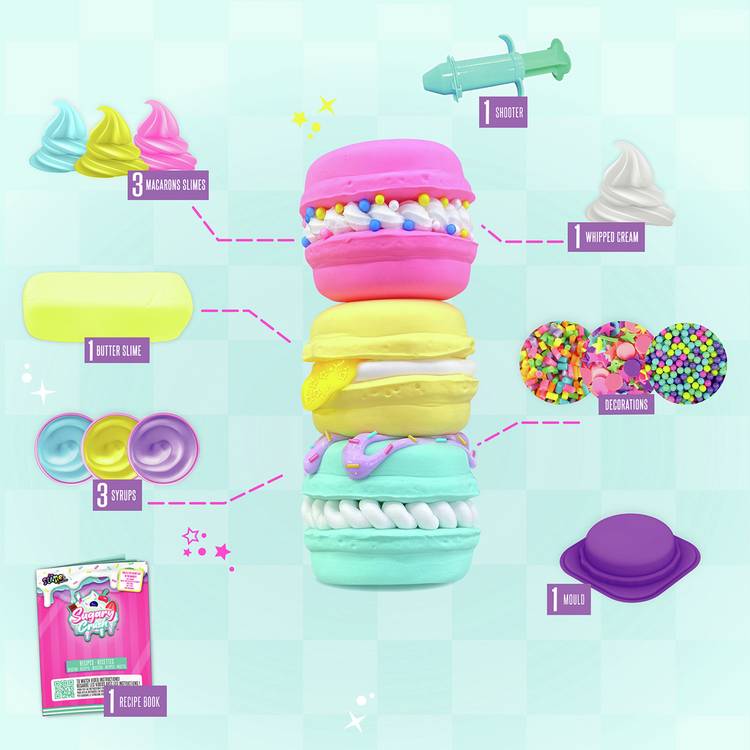 So Slime Sensations Sugary Crush Macarons sensory toy (British brand)