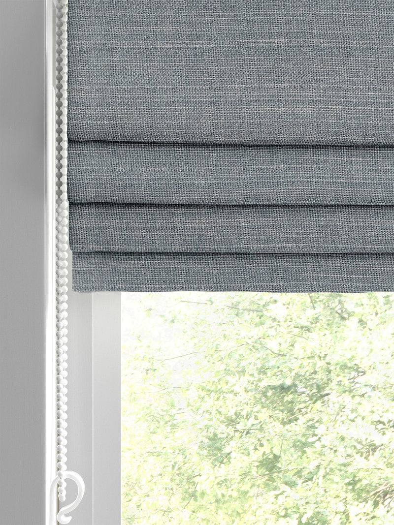 Blue Voyage Maison Jasper made to measure Roman blind, imported from the UK