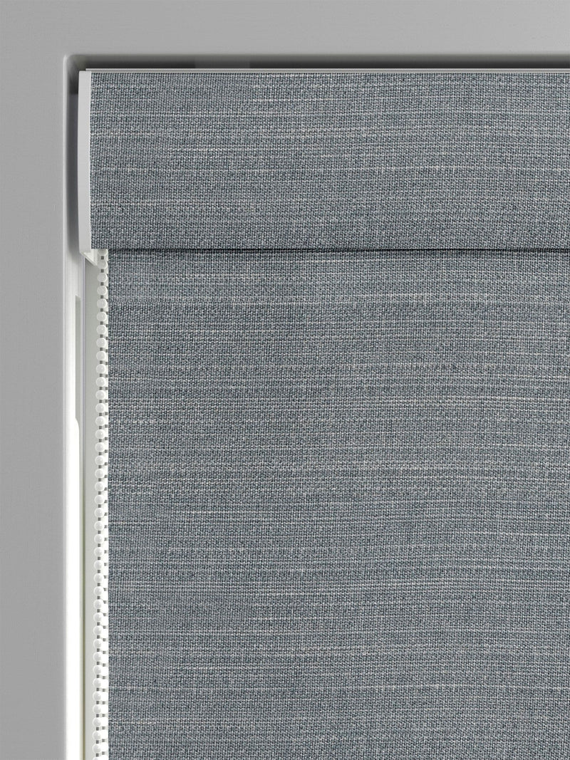 Blue Voyage Maison Jasper made to measure Roman blind, imported from the UK