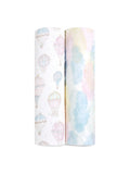 Aden + Anais pink cotton muslin blankets 2 pack (British brand)