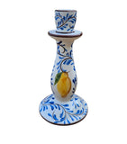 Les Ottomans ceramic candle holder Positano Lemons, UK version