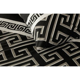 Argos Home Greek Geo bedding set single black grey (British brand)
