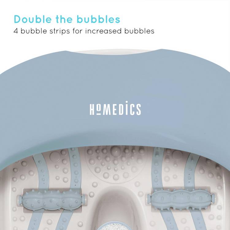 HoMedics Blue Luxury Nail Care Footspa Kit, UK version