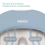 HoMedics Blue Luxury Nail Care Footspa Kit, UK version