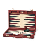 Harrods Aspinal Of London Pebble-Effect Leather Backgammon Board Game Set 17-Inch- Buy online at McGrocer