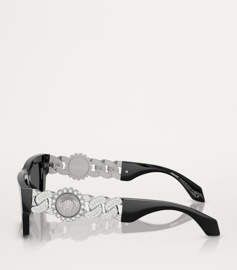 Versace acetate sunglasses with tinted lenses - British product