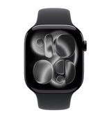 Harrods Apple Watch Series 11 Jet Black with Black Sport Band Smartwatch 46mm Medium/Large- Buy online at McGrocer