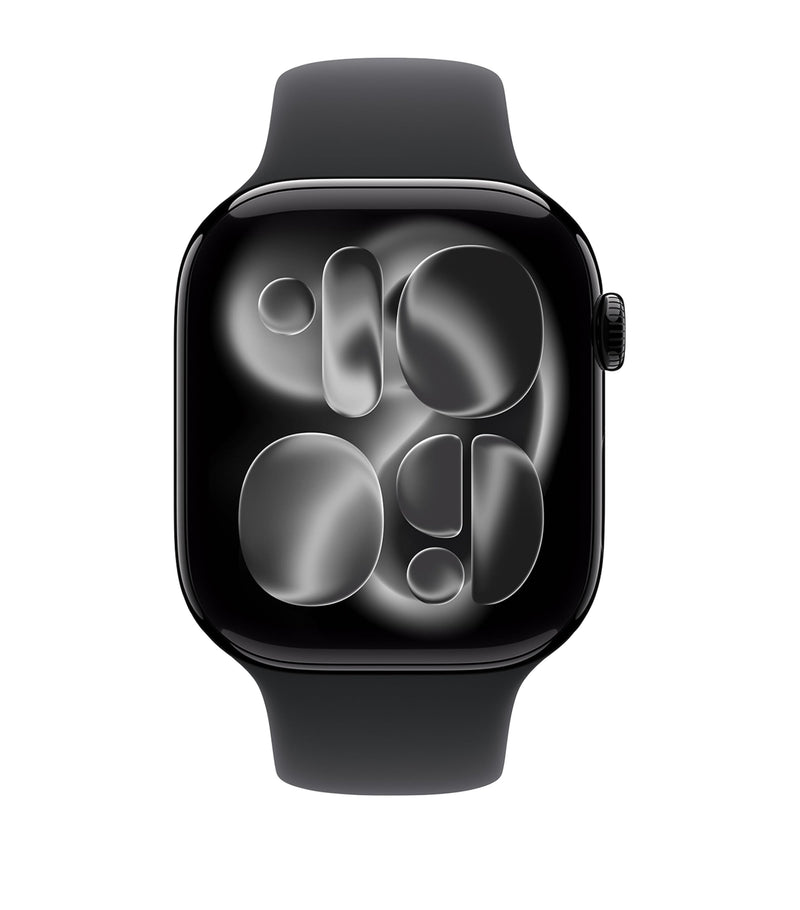 Apple smartwatch Jet Black with Black Sport Band 46mm - British product