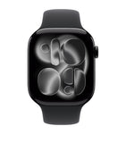 Apple smartwatch Jet Black with Black Sport Band 46mm - British product