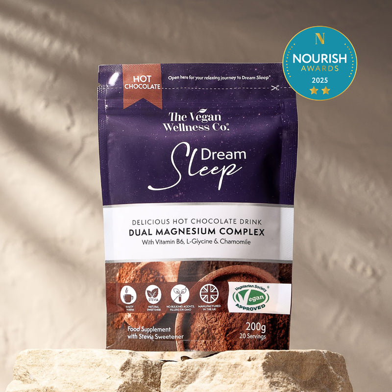 The Vegan Wellness Co. Dream Sleep Set hot chocolate 200g (British brand)