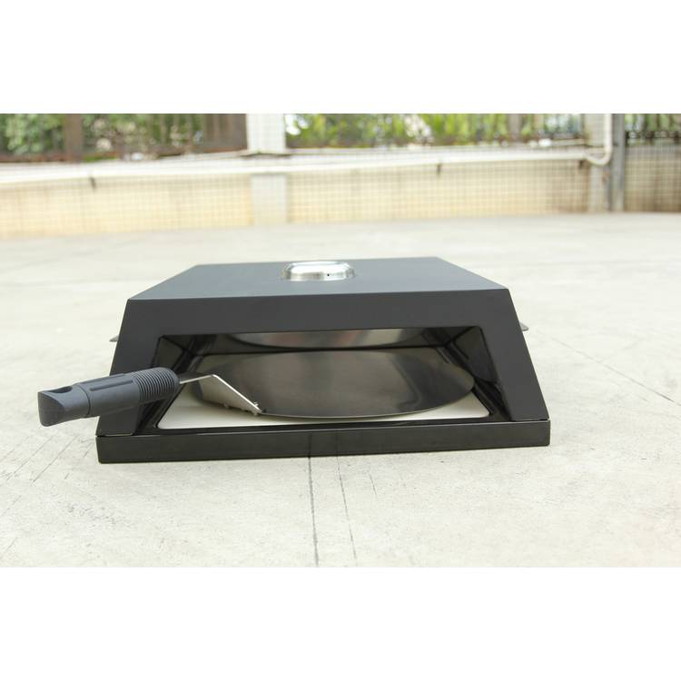 Argos Home pizza oven BBQ topper with stone and paddle (British brand)