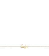 Harrods NOA Mini Yellow Gold Baby Bracelet- Buy online at McGrocer