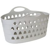 Strata 52L flexible laundry basket in grey (British brand)