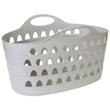 Strata 52L flexible laundry basket in grey (British brand)