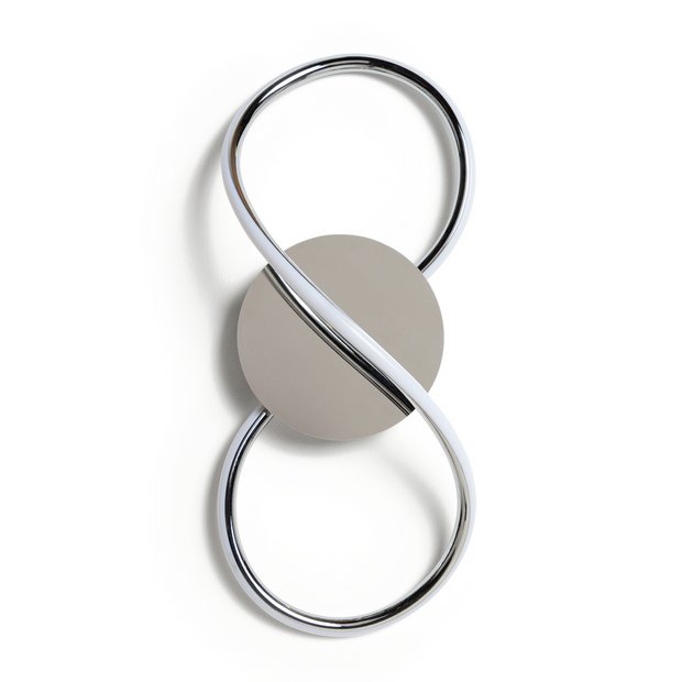 Argos Home Bowdon swirl wall light with integrated LED, British brand