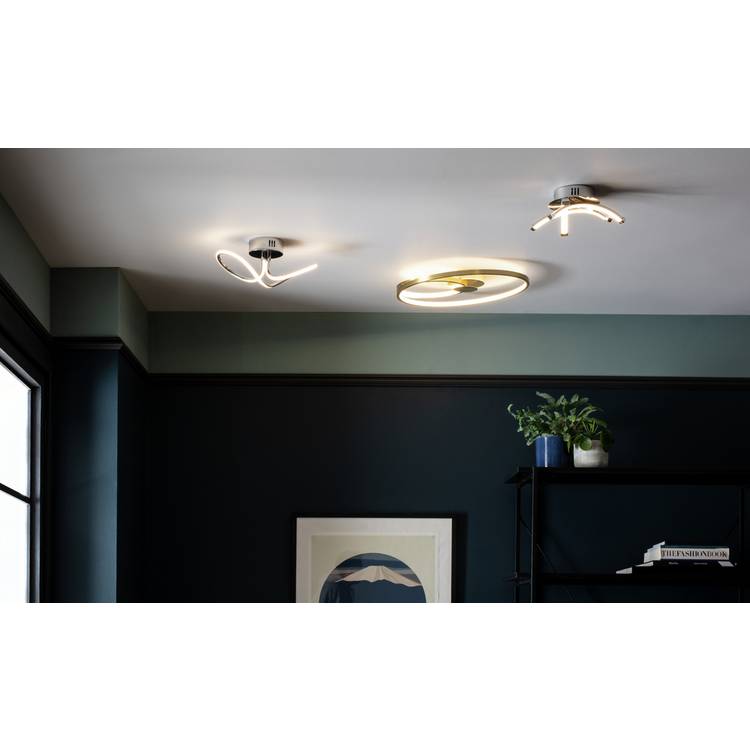 Argos Home Bowdon swirl wall light with integrated LED, British brand