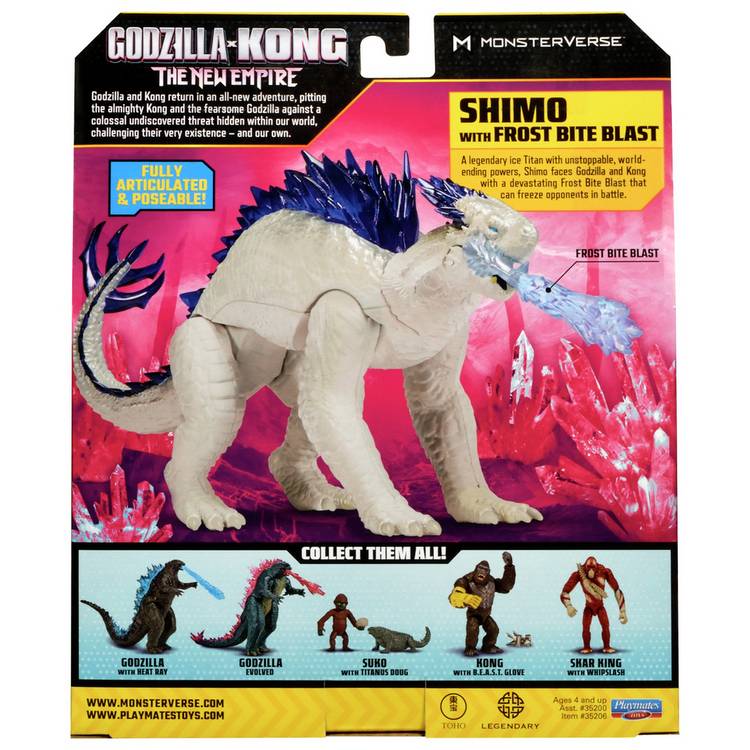 Godzilla x Kong Shimo ice breath action figure - British product