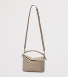 LOEWE small Puzzle top-handle calfskin leather bag (British brand)