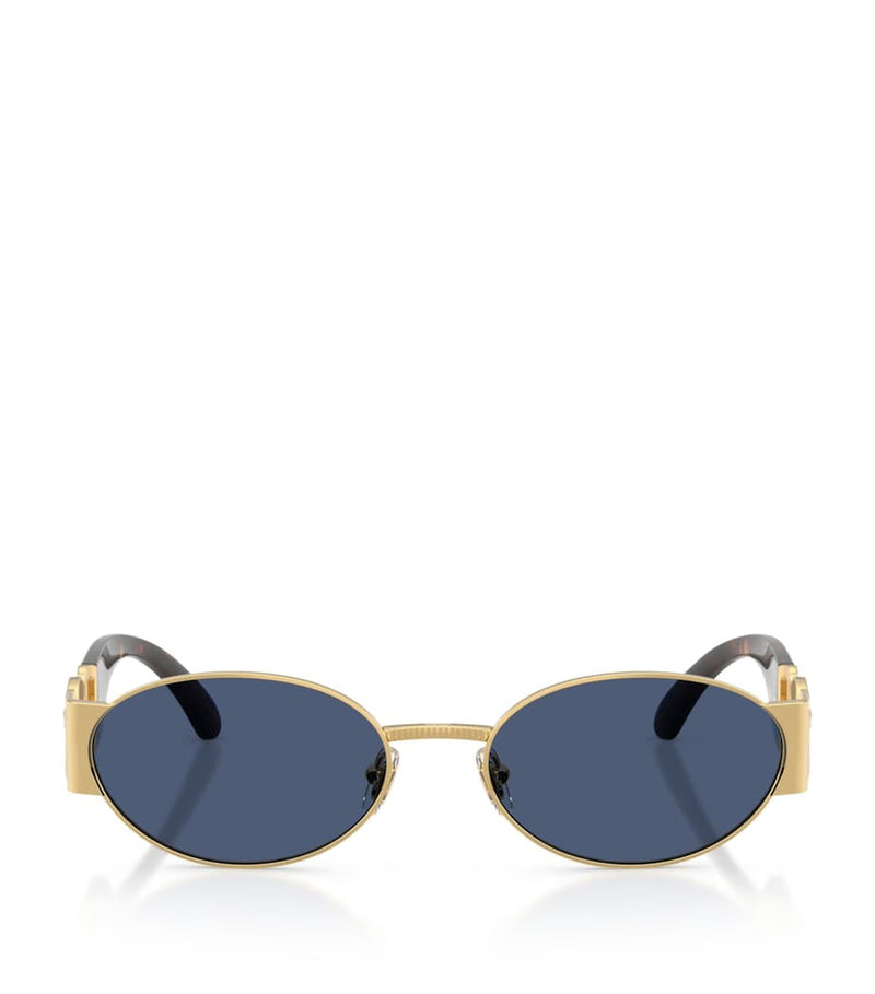 Versace steel oval sunglasses - British product