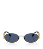 Versace steel oval sunglasses - British product