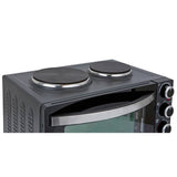 Cookworks 28L Mini Oven with Hob, UK version